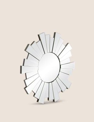 Sunburst Small Round Mirror Image 2 of 3