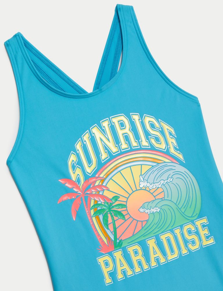 Sunrise Print Swimsuit (6-16 Yrs) 3 of 3