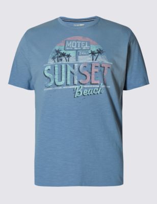 Sunset Beach Graphic T-Shirt Image 2 of 3
