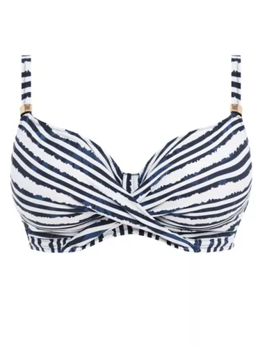 Sunshine Coast Striped Wired Bikini Top 2 of 5