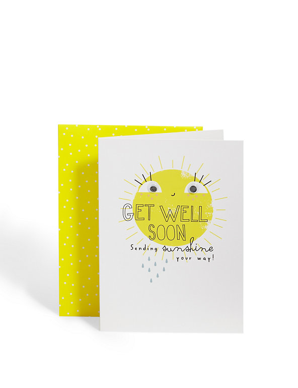 Sunshine Get Well Soon Card Image 1 of 2