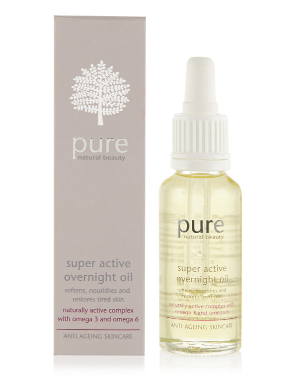 Super Active Anti-Ageing Overnight Oil 28ml Image 1 of 1