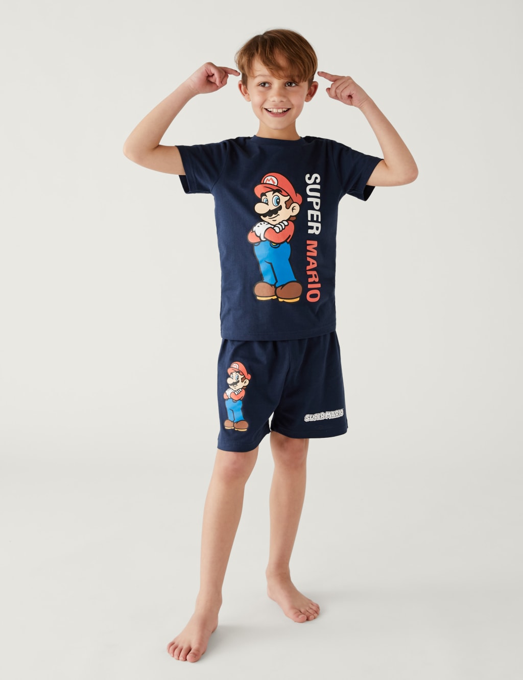 Super mario short pyjamas best sale