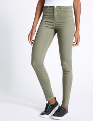 m&s collection high waist super skinny jeans