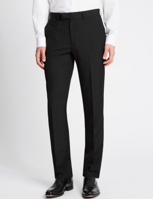 Super Slim Fit Flat Front Eveningwear Trousers | Limited Edition | M&S