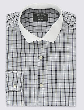 Super Slim Fit Winchester Prince of Wales Checked Shirt Image 2 of 5