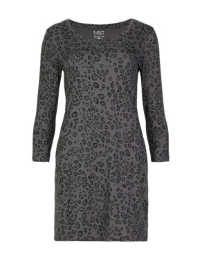 Super Soft Leopard Print Tunic with Modal Image 2 of 4