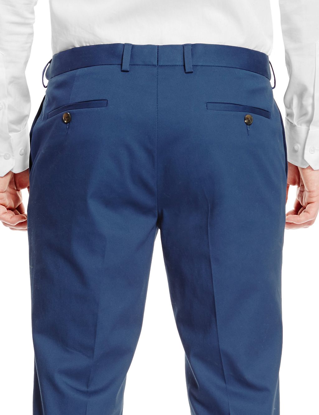 Supercrease™ Cotton Rich Easy to Iron Active Waist Chinos 2 of 3