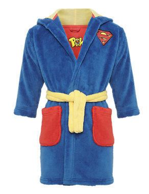 Superman™ Belted Dressing Gown with StayNEW™ Image 2 of 5