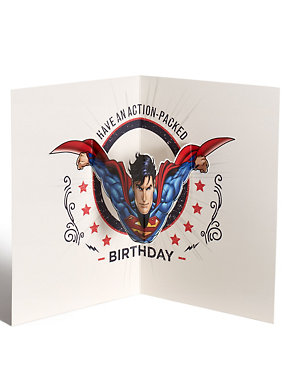 Superman™ Pop-Up Birthday Card Image 2 of 3