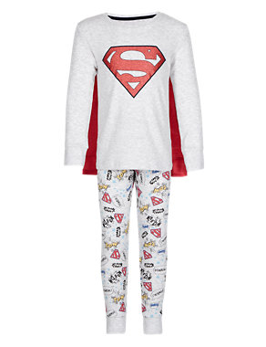 Superman™ Pyjamas with Detachable Cape (1-7 Years) Image 2 of 5