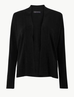 navy edge to edge cardigan