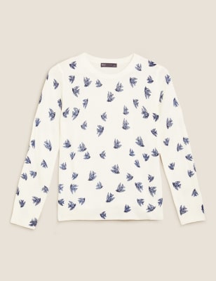 Bird 2025 print jumper