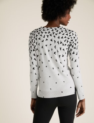 Bird 2024 print jumper