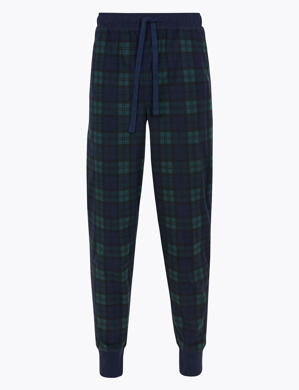 Supersoft Checked Pyjama Bottoms 1 of 4