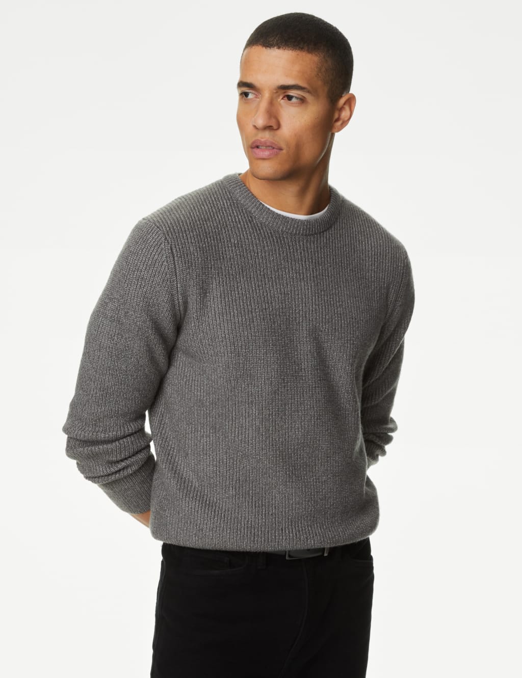 Chunky crew neck jumper best sale