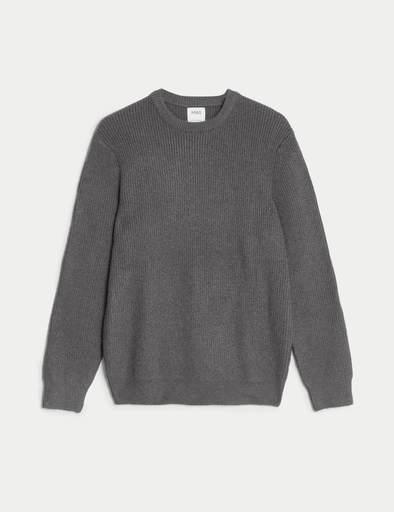 Supersoft Chunky Crew Neck Jumper M S Collection M S