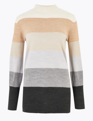longline grey jumper