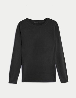 M & S Mens Cashmilion Crew Neck Jumper Supersoft Sweater Size Medium BNWT Grey 