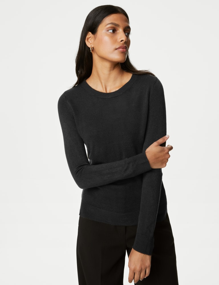 Cable Knit Roll Neck Longline Jumper