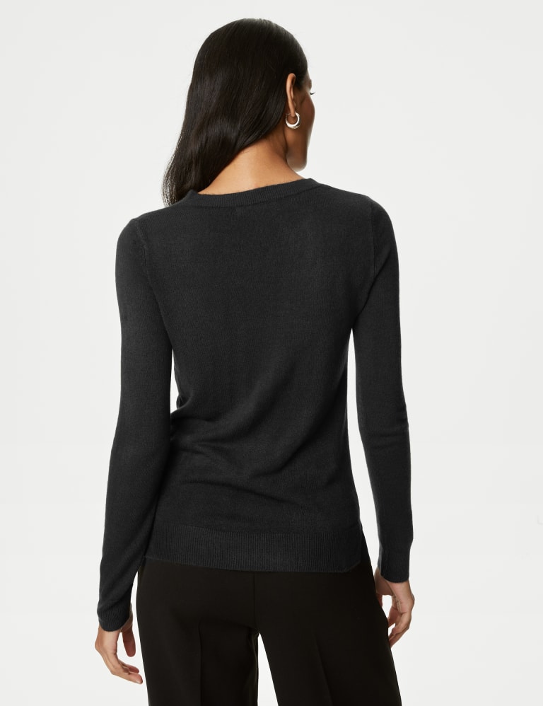 Womens Black Jumpers, Black Round & V Neck Jumpers