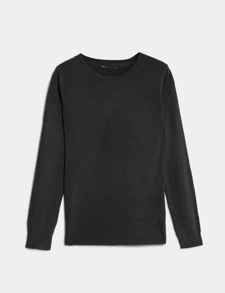 Cable Knit Crew Neck Jumper, M&S Collection