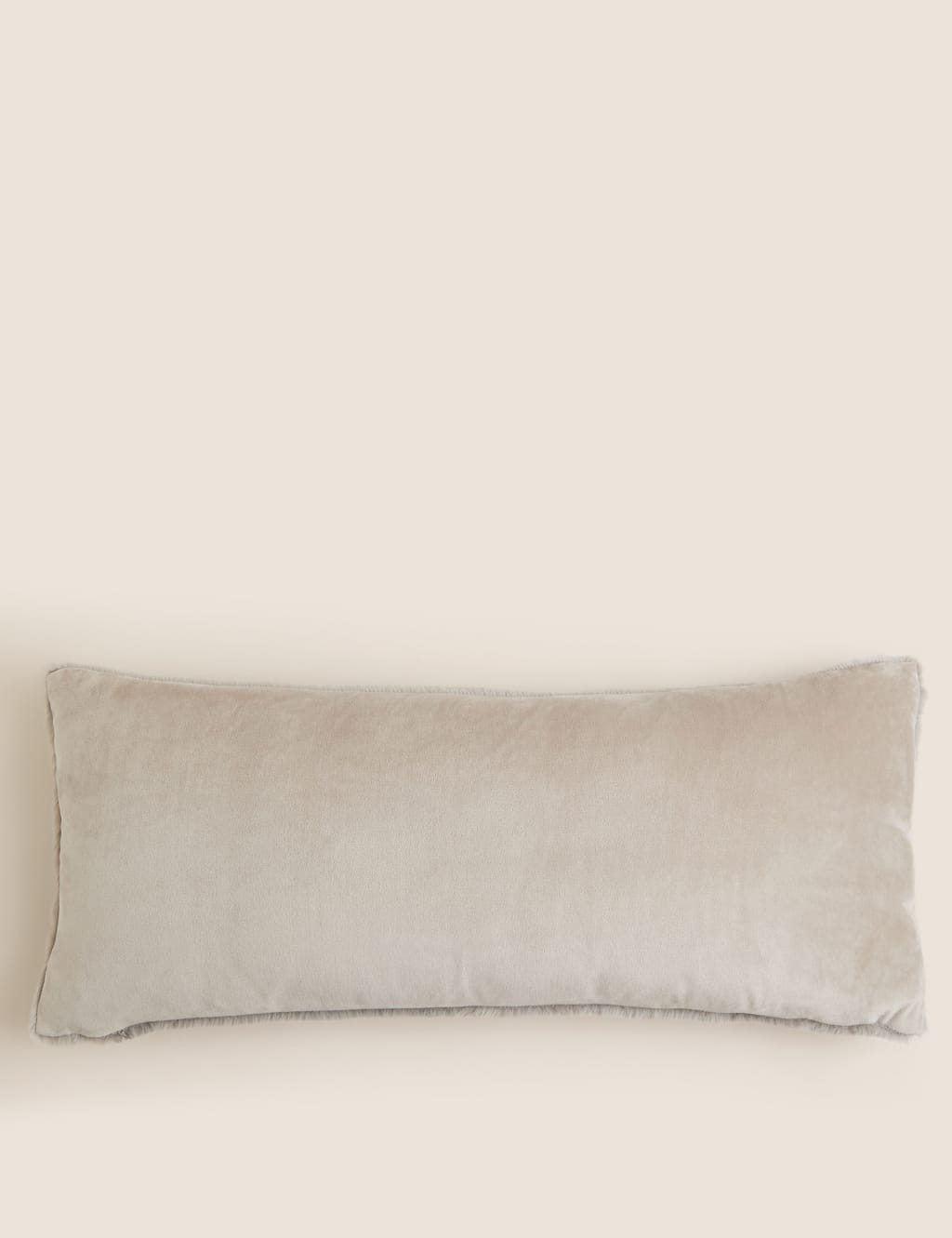 Faux fur outlet oblong pillow