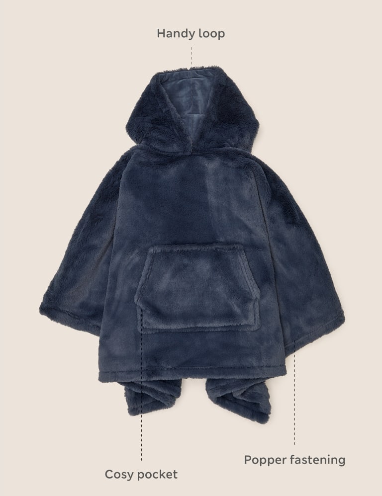 Midnight velvet store faux fur coat