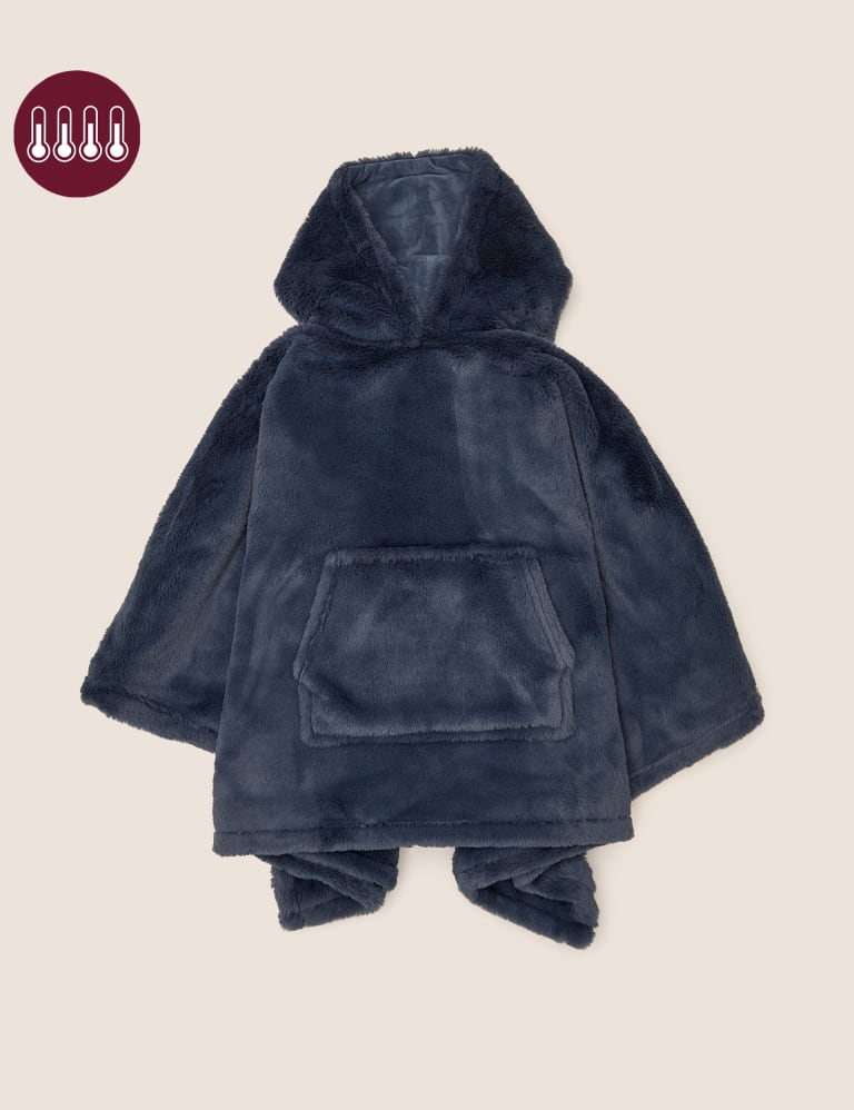 Supersoft Faux Fur Hooded Blanket The M S Snuggle M S