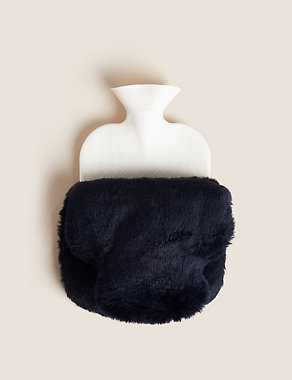 Supersoft Faux Fur Hot Water Bottle Image 2 of 4