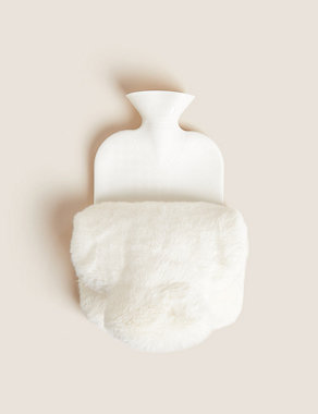 Supersoft Faux Fur Hot Water Bottle Image 2 of 5