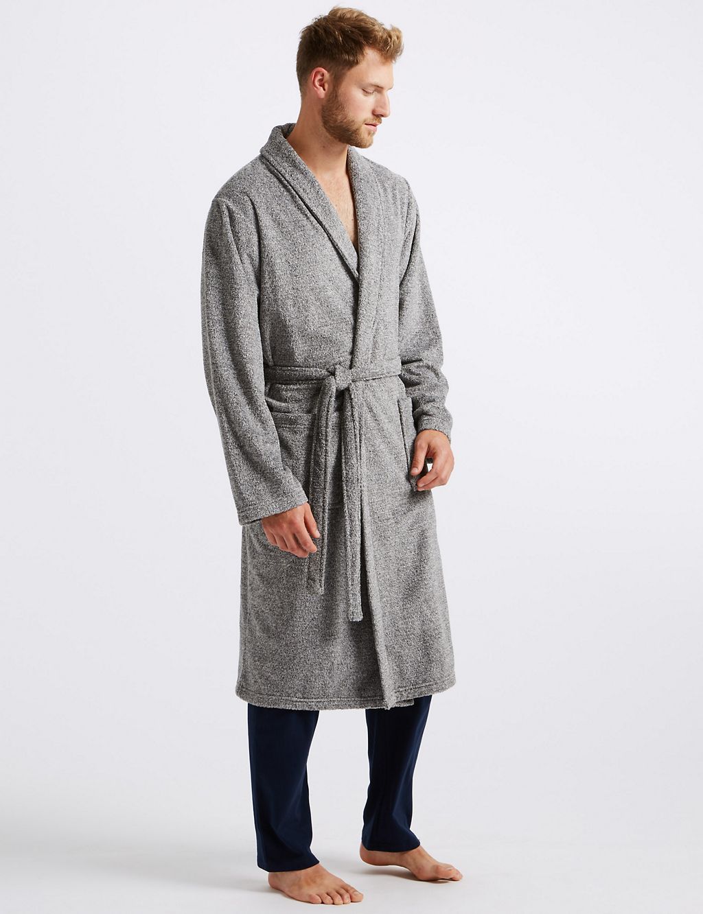 Supersoft Fleece Dressing Gown 3 of 4