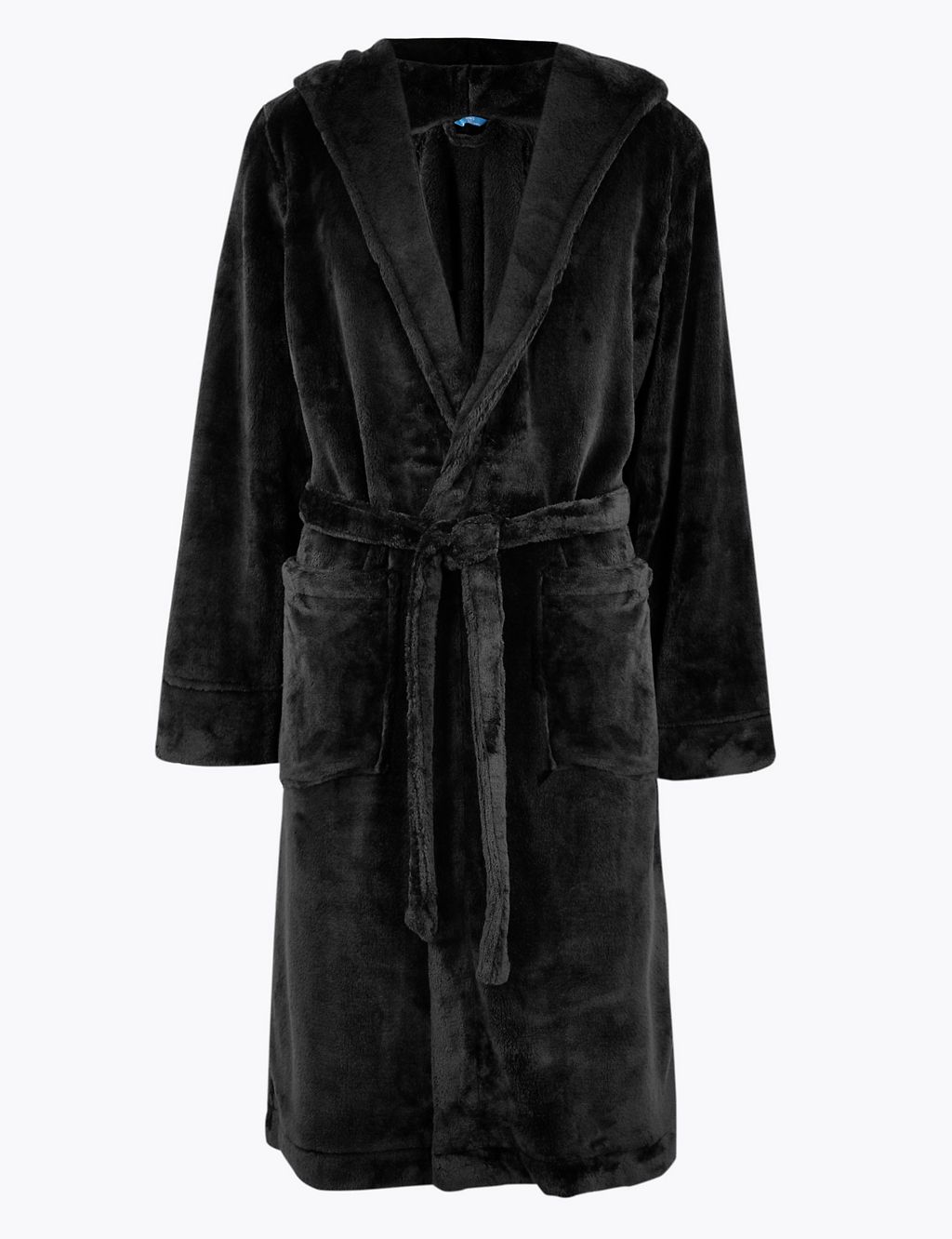 Supersoft Fleece Hooded Dressing Gown 1 of 5