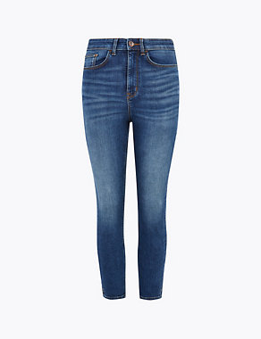 Supersoft High Waisted Skinny Cropped Jeans Image 2 of 5
