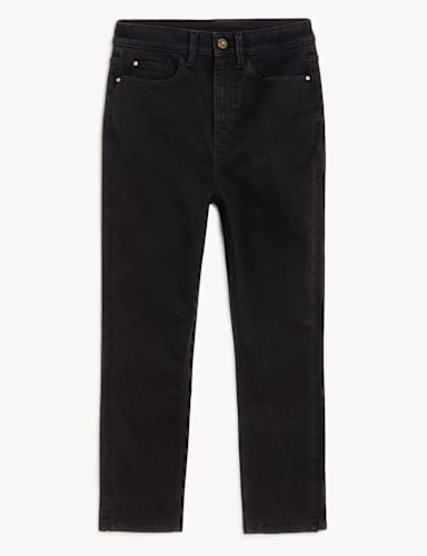 Supersoft High Waisted Skinny Cropped Jeans 3 of 6