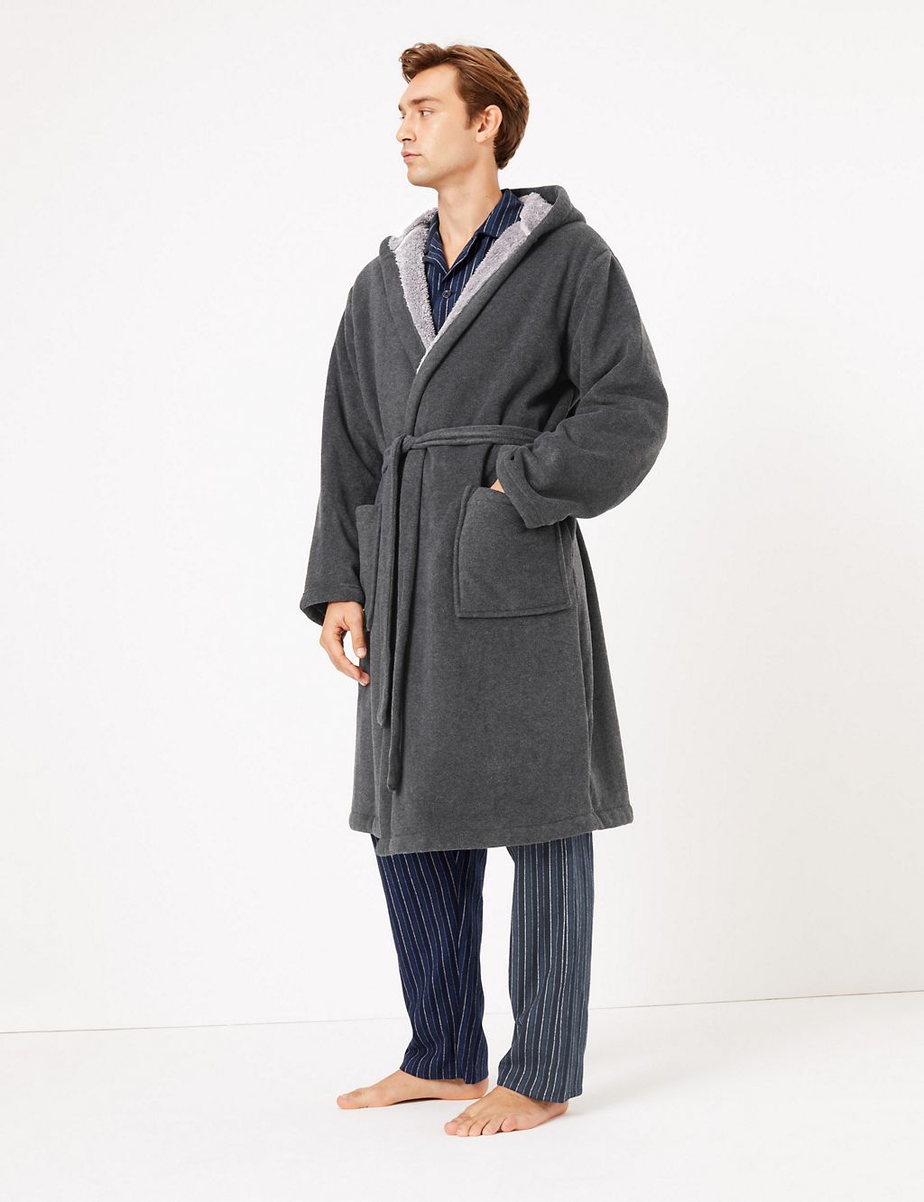 Supersoft Hooded Dressing Gown 3 of 5