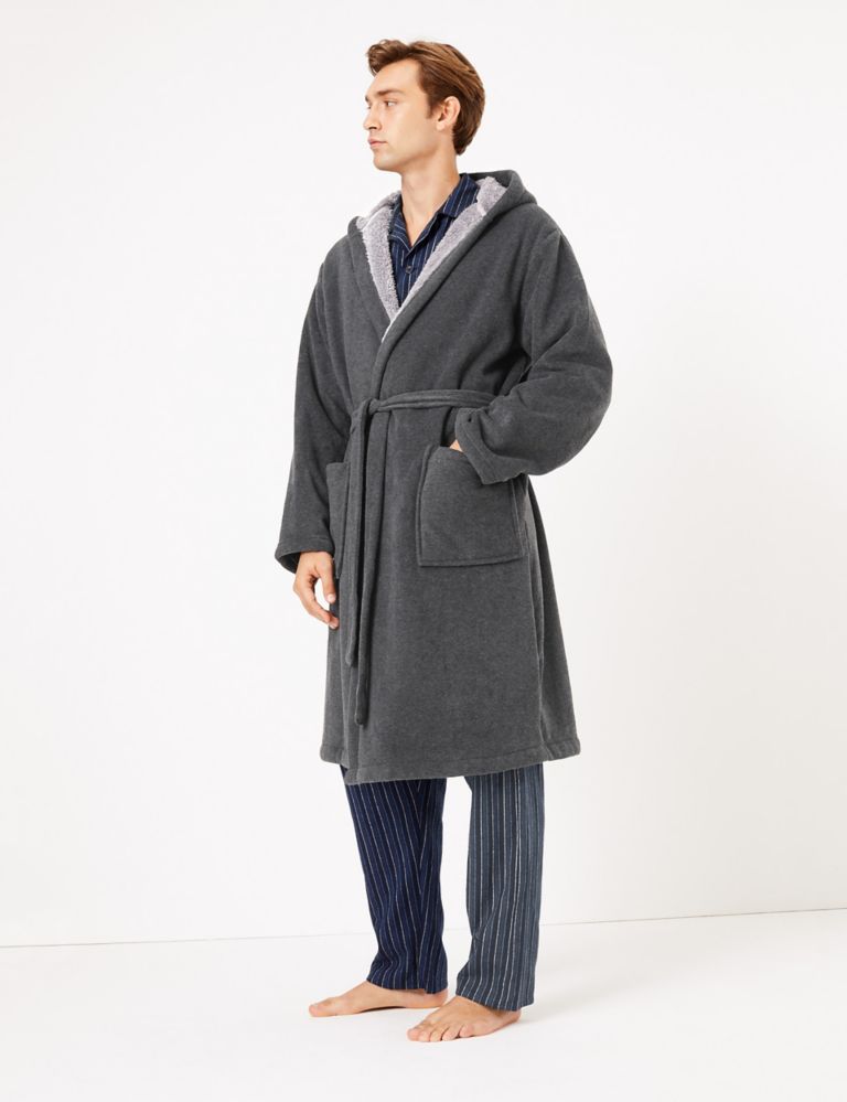 Supersoft Hooded Dressing Gown 1 of 5