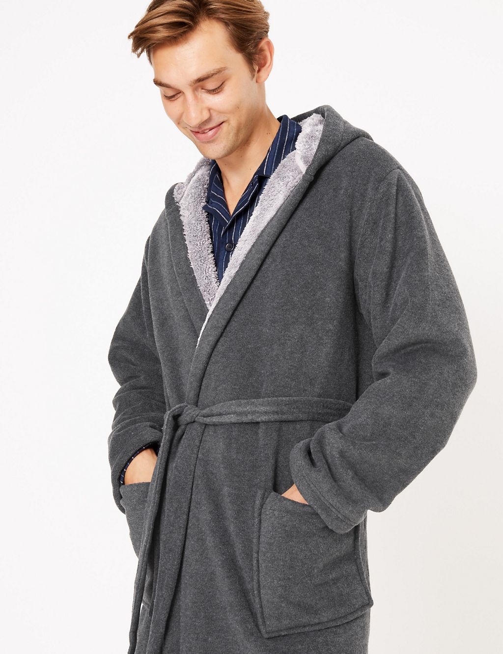 Supersoft Hooded Dressing Gown 2 of 5