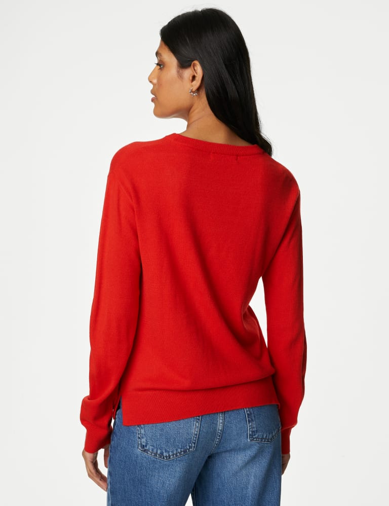 Supersoft Star Crew Neck Jumper M S Collection M S
