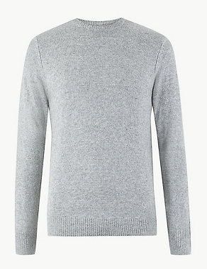 Supersoft Striped Crew Neck Jumper Image 2 of 4