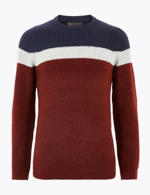 marks and spencer striped jumper