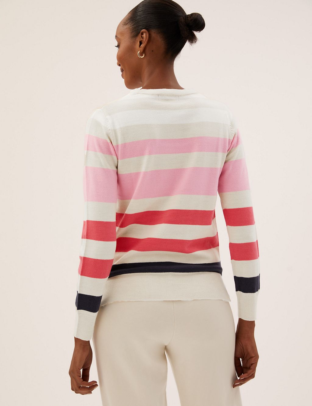 Supersoft Striped Crew Neck Jumper 7 of 7