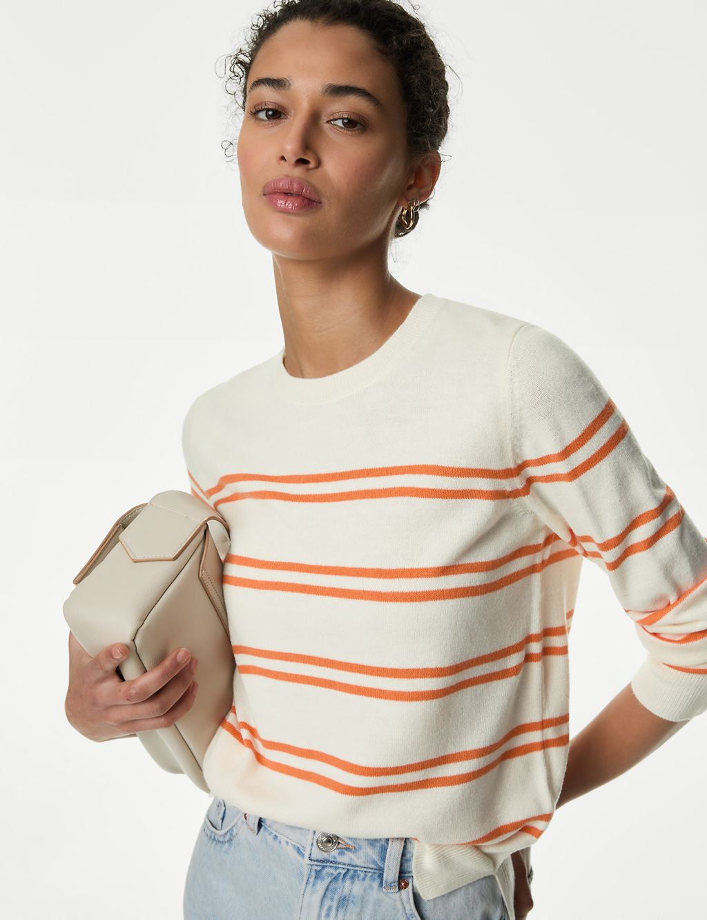 Supersoft Striped Crew Neck Jumper 3 of 6