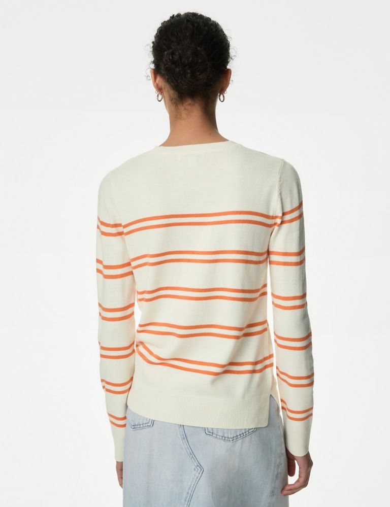 Supersoft Striped Crew Neck Jumper 5 of 6