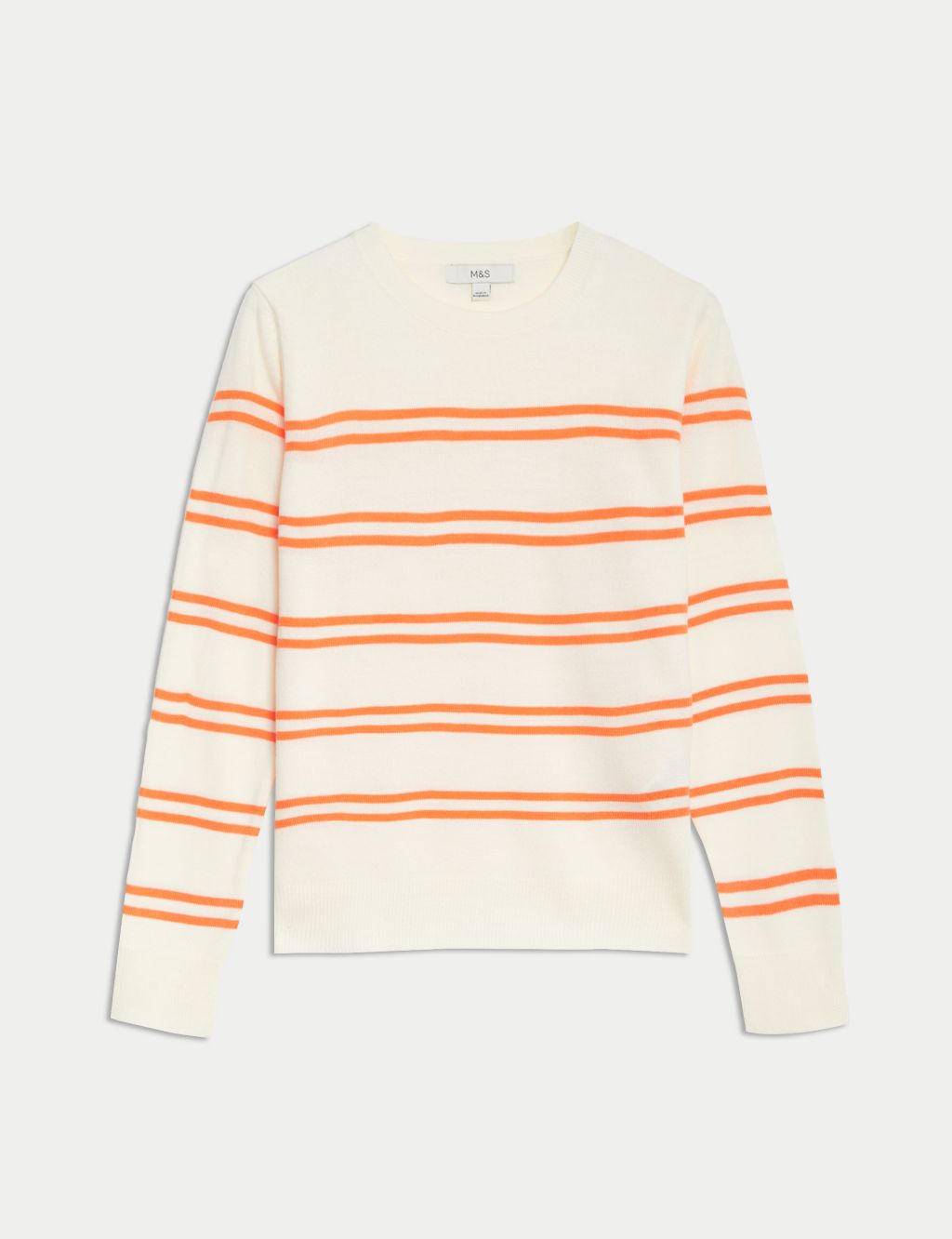 Supersoft Striped Crew Neck Jumper 1 of 6