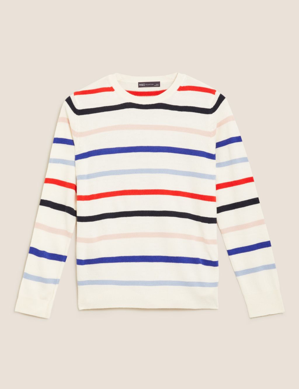 Supersoft Striped Crew Neck Jumper 1 of 1