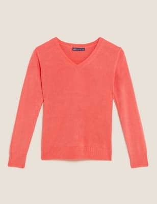 Supersoft V-Neck Jumper Image 2 of 6