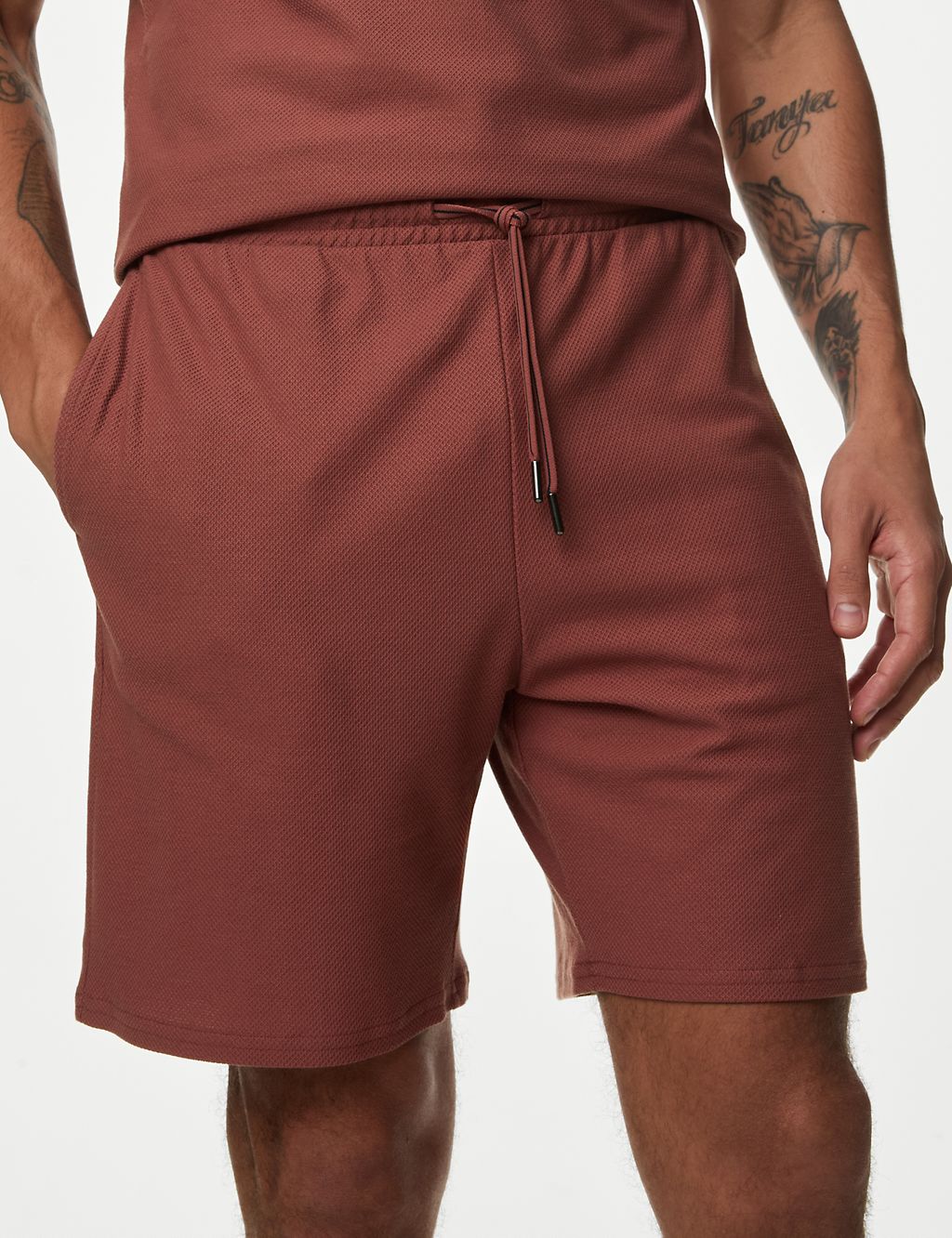 Supima® Cotton Blend Loungewear Shorts 4 of 5