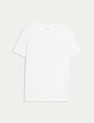 Supima® Cotton Blend T-Shirt Vest Image 2 of 4