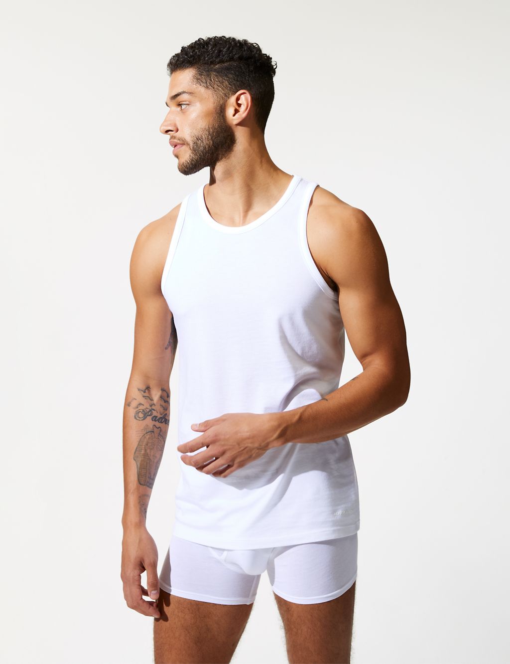 Supima® Cotton Modal Sleeveless Vest 2 of 4